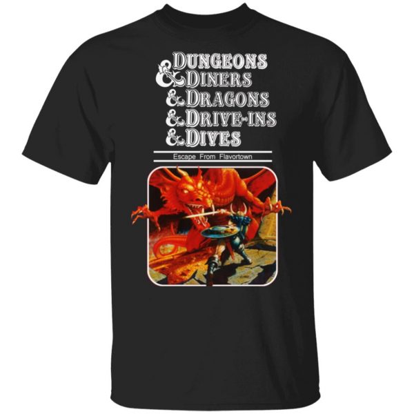 Escape From Flavortown Dungeons & Diners & Dragons T-Shirts, Hoodies, Sweater 1