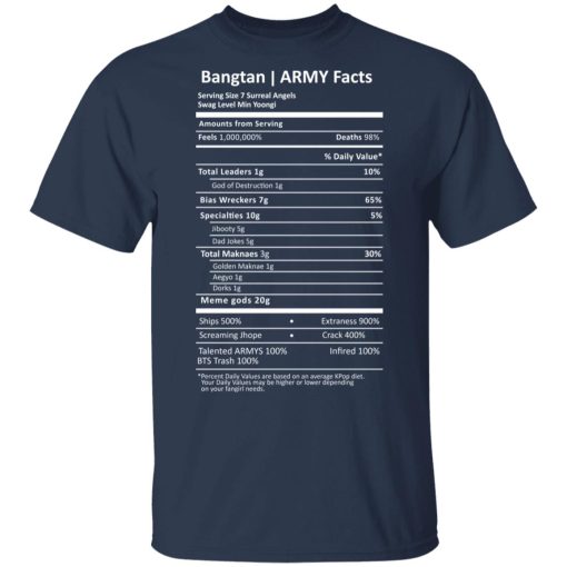 Bangtan Army Facts T-Shirts, Hoodies, Sweater - Image 3