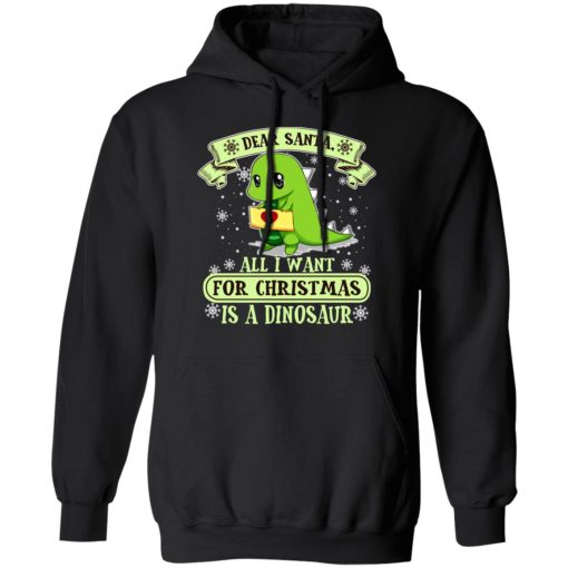 Dear Santa All I Want For Christmas Is A Dinosaur T-Shirts, Hoodies, Sweater 4