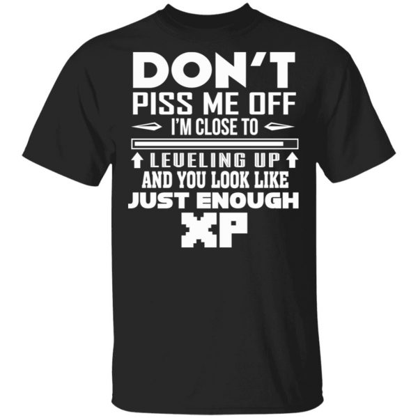 Don’t Piss Me Off I’m Close To Leveling Up And You Look Like Just Enough XP T-Shirts, Hoodies, Sweater 1