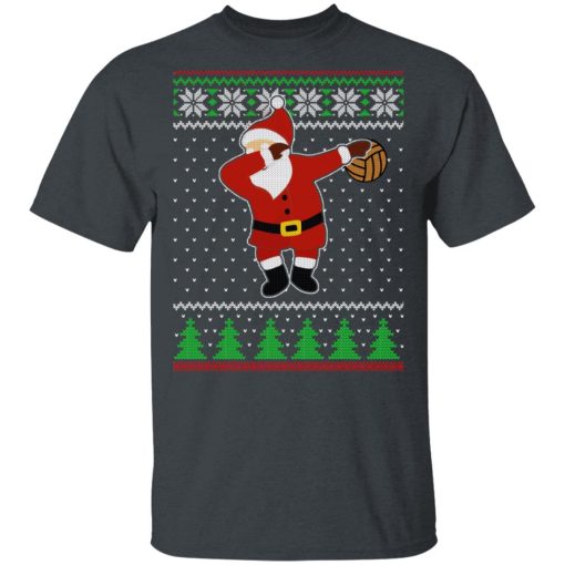 Dabbing Santa Volleyball Ugly Christmas T-Shirts, Hoodies, Sweater - Image 2