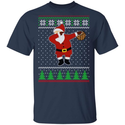 Dabbing Santa Volleyball Ugly Christmas T-Shirts, Hoodies, Sweater - Image 3