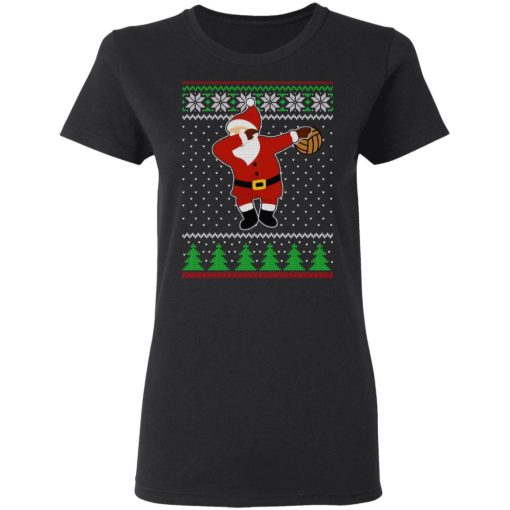 Dabbing Santa Volleyball Ugly Christmas T-Shirts, Hoodies, Sweater - Image 5