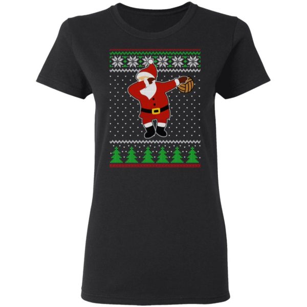 Dabbing Santa Volleyball Ugly Christmas T-Shirts, Hoodies, Sweater 5