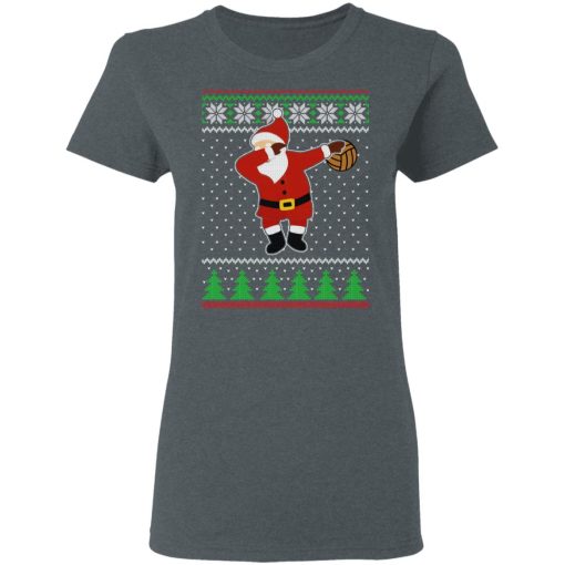 Dabbing Santa Volleyball Ugly Christmas T-Shirts, Hoodies, Sweater - Image 6