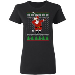 Dabbing Santa Golf Ugly Christmas T-Shirts, Hoodies, Sweater 5