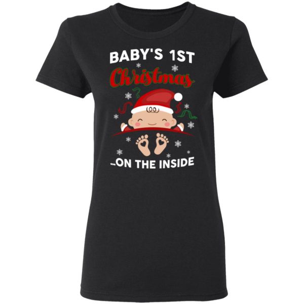 Baby’s 1st Christmas On The Inside T-Shirts, Hoodies, Sweater 2