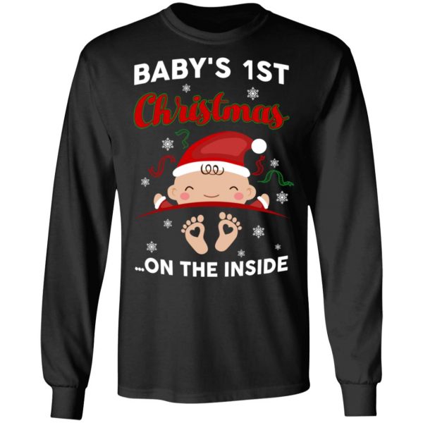 Baby’s 1st Christmas On The Inside T-Shirts, Hoodies, Sweater 3