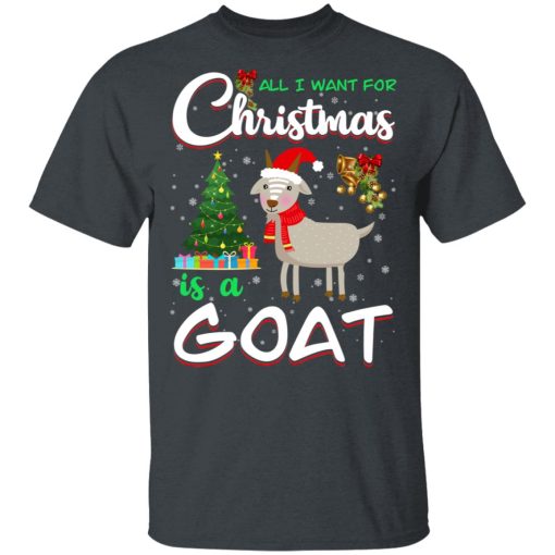 All I Want For Christmas Is A Goat T-Shirts, Hoodies, Sweater - Image 2