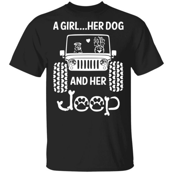 A Girl Her Dog And Her Jeep T-Shirts, Hoodies, Sweater 1