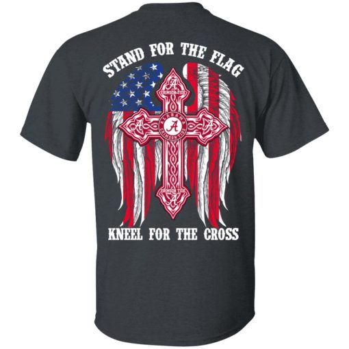 Alabama Crimson Tide Stand For The Flag Kneel For The Cross T-Shirts, Hoodies, Sweater - Image 2