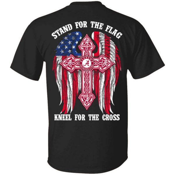 Alabama Crimson Tide Stand For The Flag Kneel For The Cross T-Shirts, Hoodies, Sweater 1