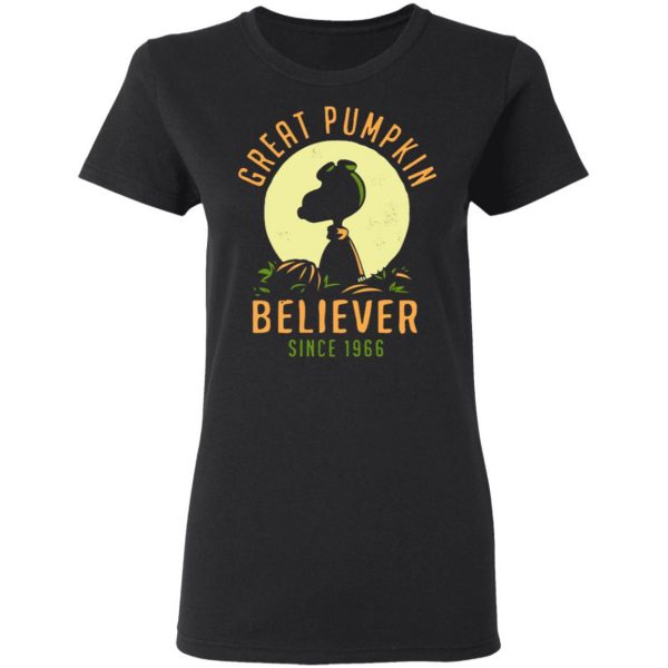 Snoopy Great Pumpkin Believer Since 1966 T-Shirts, Hoodies, Sweater 5