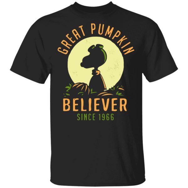 Snoopy Great Pumpkin Believer Since 1966 T-Shirts, Hoodies, Sweater 1