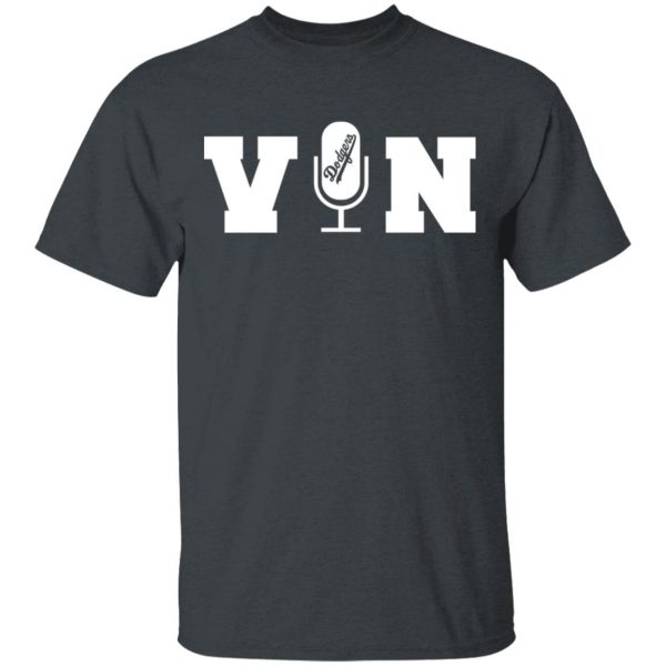 Vin Scully Microphone Dodgers T-Shirts, Hoodies, Sweater 2