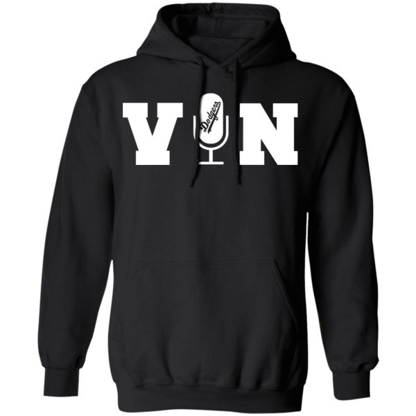Vin Scully Microphone Dodgers T-Shirts, Hoodies, Sweater 4