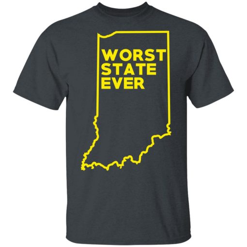 Indiana Worst State Ever T-Shirts, Hoodies, Sweater - Image 2