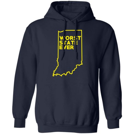 Indiana Worst State Ever T-Shirts, Hoodies, Sweater - Image 11