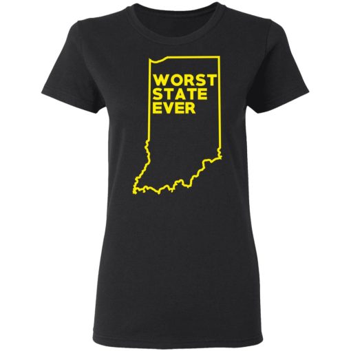 Indiana Worst State Ever T-Shirts, Hoodies, Sweater - Image 5