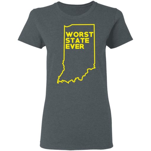 Indiana Worst State Ever T-Shirts, Hoodies, Sweater - Image 6