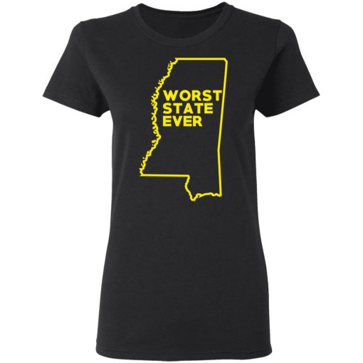 Mississippi Worst State Ever T-Shirts, Hoodies, Sweater 2