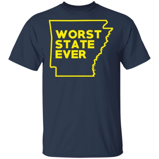 Arkansas Worst State Ever T-Shirts, Hoodies, Sweater - Image 2