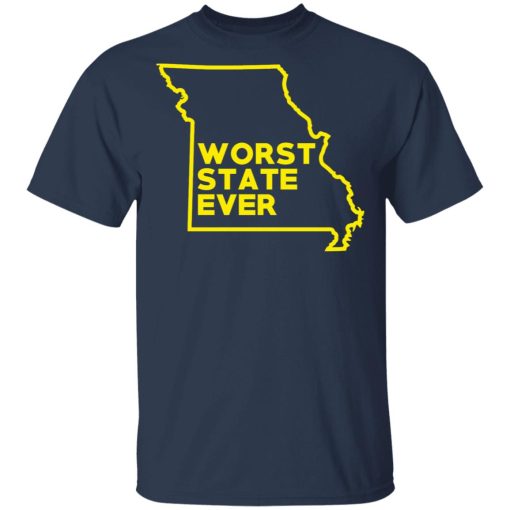 Missouri Worst State Ever T-Shirts, Hoodies, Sweater 3