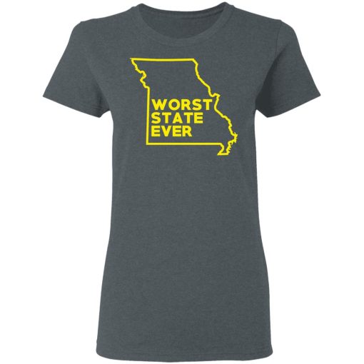 Missouri Worst State Ever T-Shirts, Hoodies, Sweater - Image 6