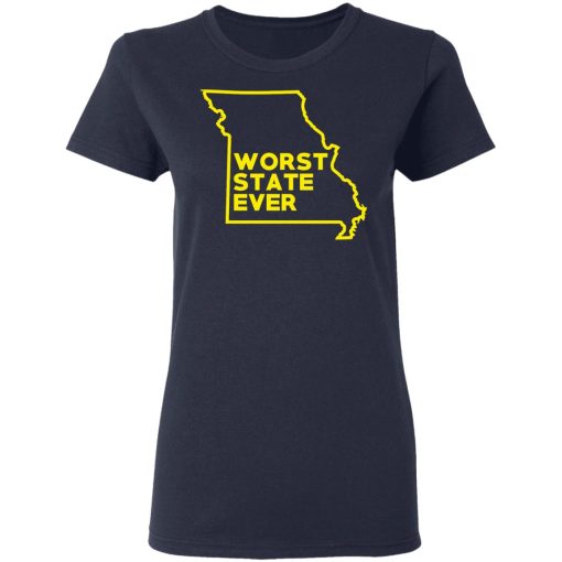 Missouri Worst State Ever T-Shirts, Hoodies, Sweater 7