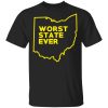 Ohio Worst State Ever T-Shirts, Hoodies, Sweater
