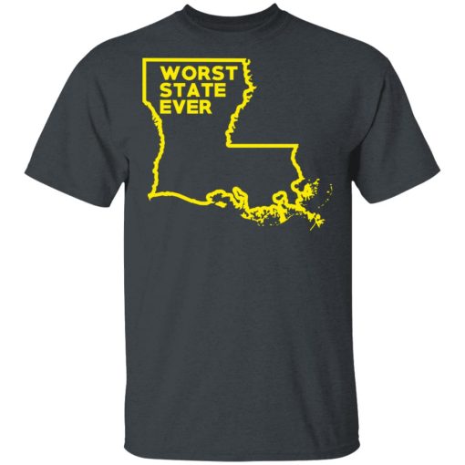 Louisiana Worst State Ever T-Shirts, Hoodies, Sweater - Image 2