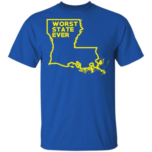 Louisiana Worst State Ever T-Shirts, Hoodies, Sweater - Image 4