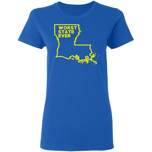 Louisiana Worst State Ever T-Shirts, Hoodies, Sweater - Image 8