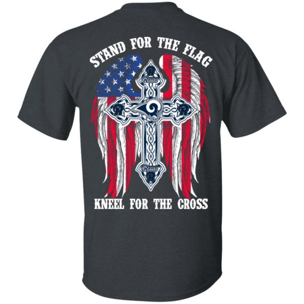 Los Angeles Rams Stand For The Flag Kneel For The Cross T-Shirts, Hoodies, Sweater 2