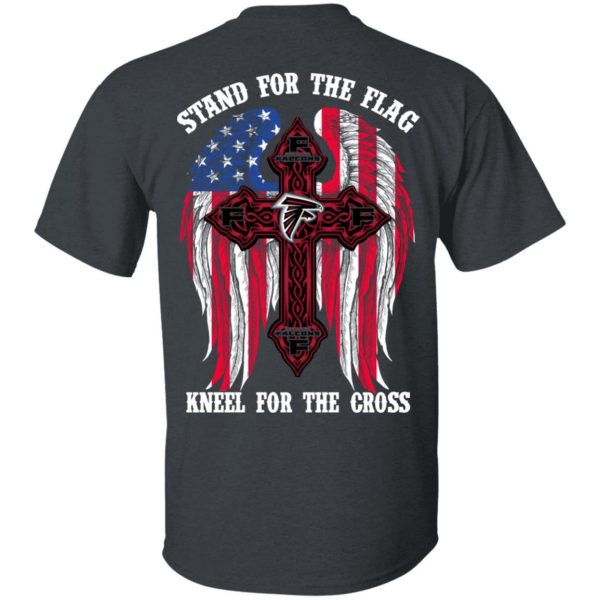 Atlanta Falcons Stand For The Flag Kneel For The Cross T-Shirts, Hoodies, Sweater 2