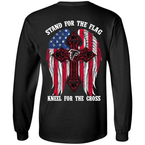 Atlanta Falcons Stand For The Flag Kneel For The Cross T-Shirts, Hoodies, Sweater 3