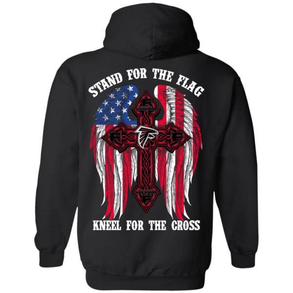 Atlanta Falcons Stand For The Flag Kneel For The Cross T-Shirts, Hoodies, Sweater 4