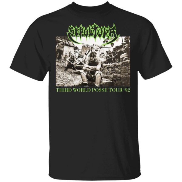 Sepultura Third World Posse Tour 92 T-Shirts, Hoodies, Sweater 1