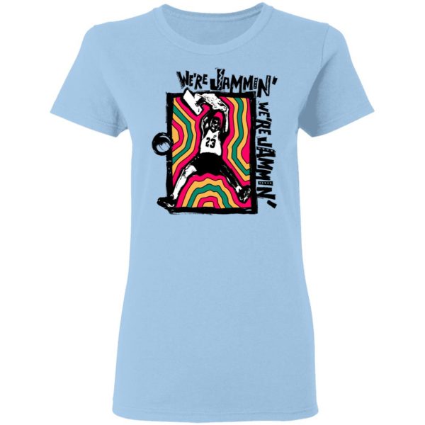 We’re Jammin’ Bob Marley Michael Jordan 23 T-Shirts, Hoodies, Sweater Top Trending 6
