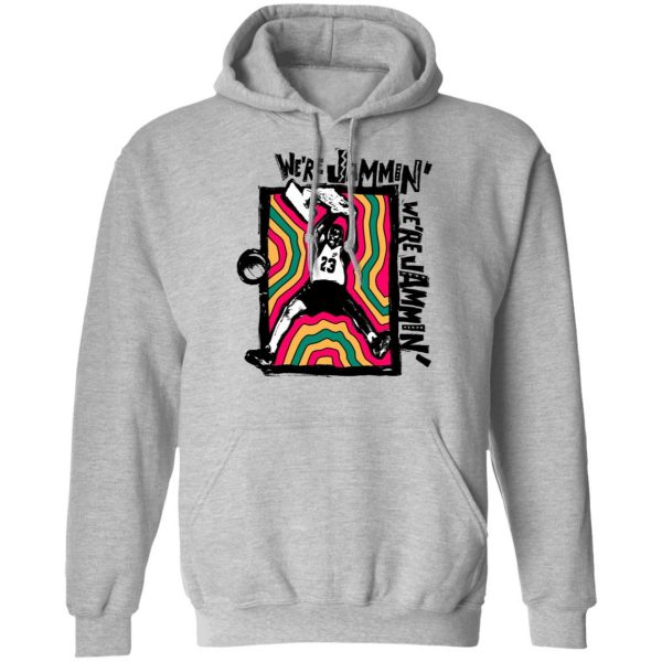 We’re Jammin’ Bob Marley Michael Jordan 23 T-Shirts, Hoodies, Sweater Top Trending 12