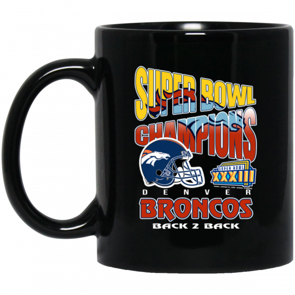 Super Bowl Champions Denver Broncos Back 2 Back Mug Coffee Mugs 3
