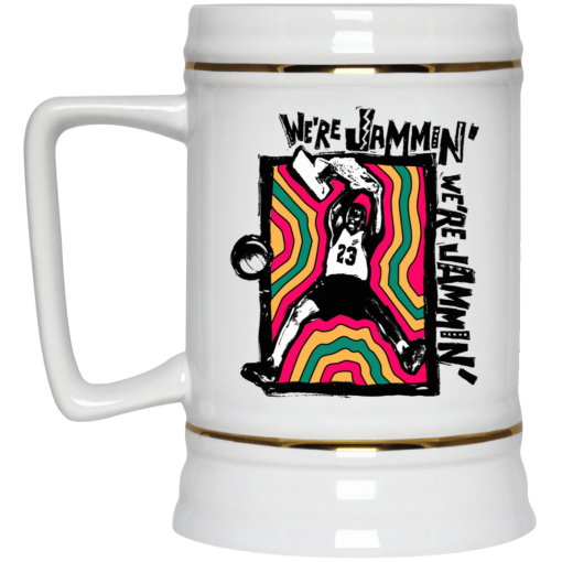 We're Jammin' Bob Marley Michael Jordan 23 Mug 4