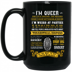 I’m Queer And I Play Dungeons And Dragons Have Noticeable Adhd Mug Coffee Mugs 2
