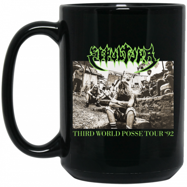 Sepultura Third World Posse Tour 92 Mug Coffee Mugs 4