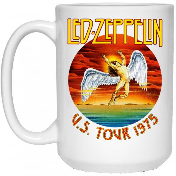 Led Zeppelin US Tour 1975 Mug Led Zeppelin 5