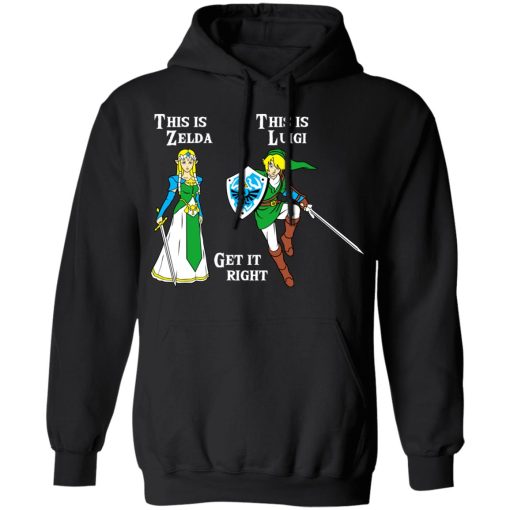 This Is Zelda This Is Luigi Get It Right T-Shirts, Hoodies, Sweater - Image 4