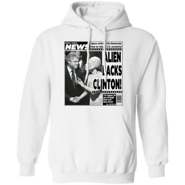 Vintage World News Alien Backs Clinton T-Shirts, Hoodies, Sweater 4