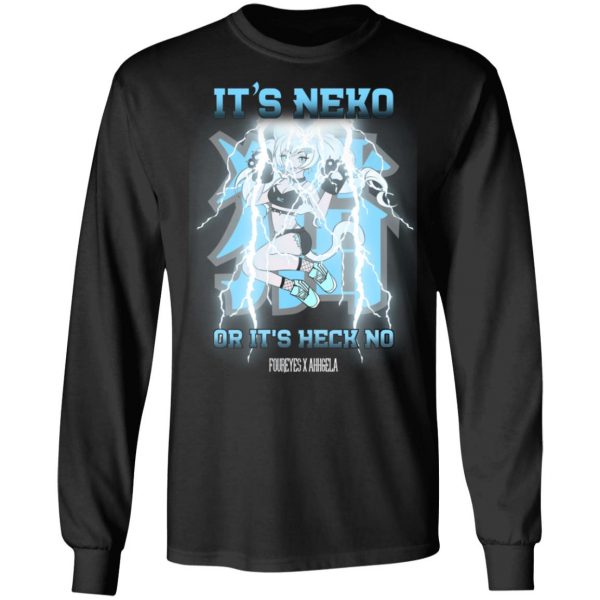 It’s Neko Or It’s Heck No Foureyes X Ahhgela T-Shirts, Hoodies, Sweater Anime 11