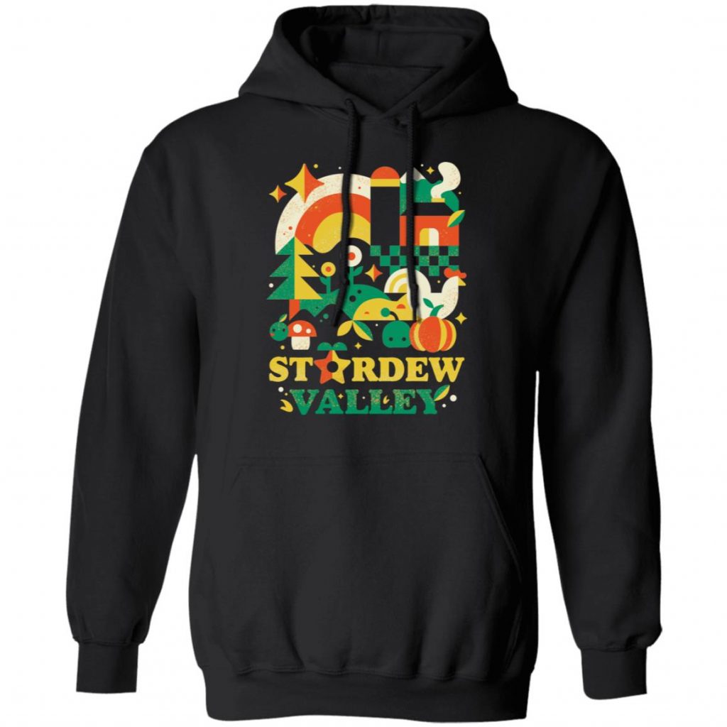 4 kippen Stardew Valley Unisex Grijze Hoodie Heren Dames