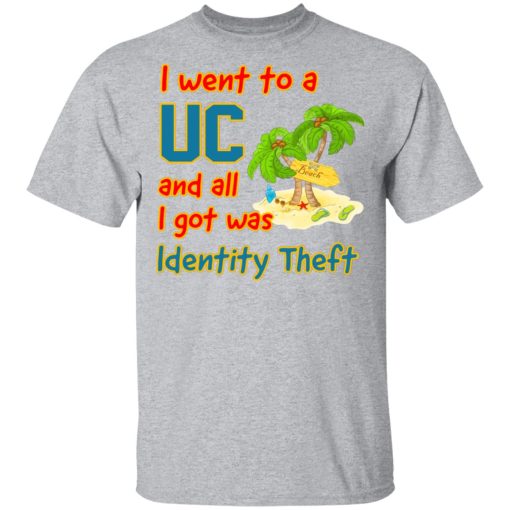 I Went To A UC And All I Got Was Identity Theft T-Shirts, Hoodies, Sweater - Image 3